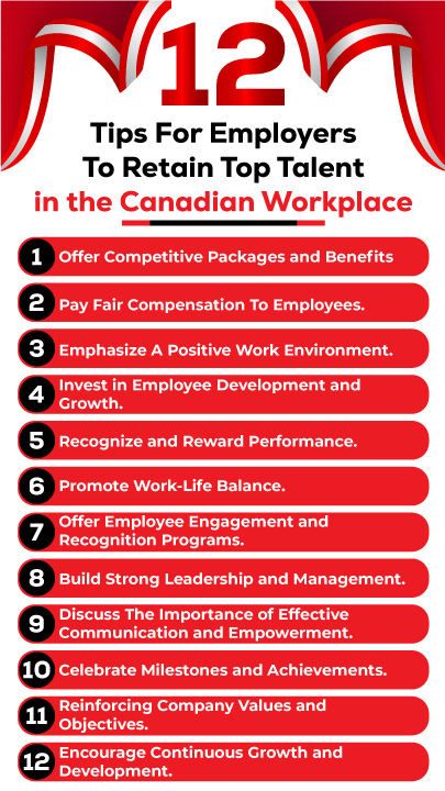 tips to retain top talent in canadian workplace